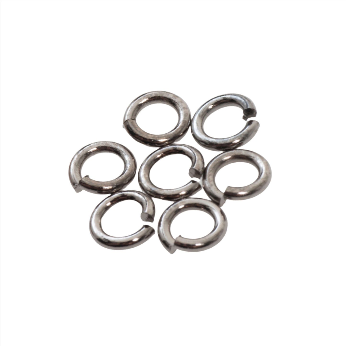 Jump Ring - 4mm 18 Gauge - Sold in 25 Gram Packs (Approx. 275pcs) J/R 4
