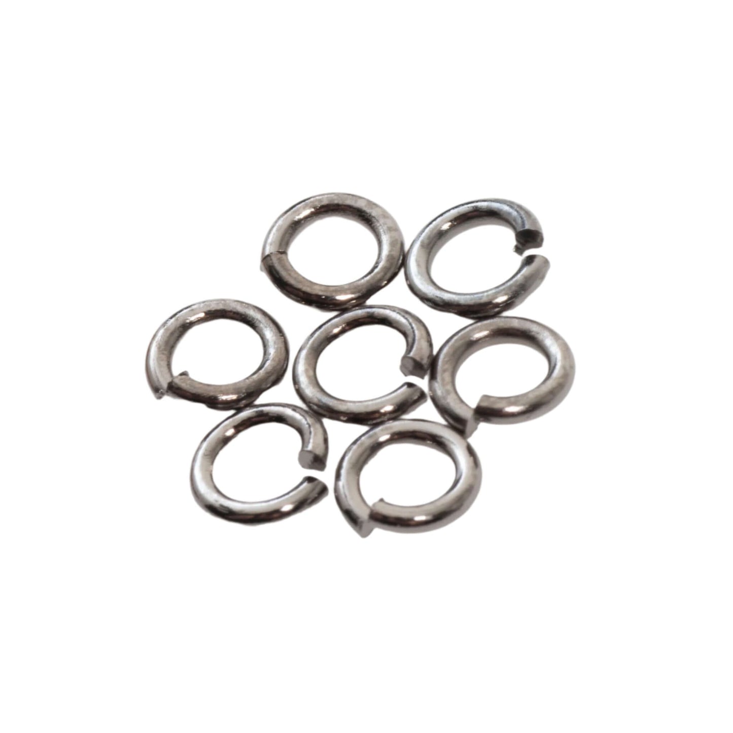 Jump Ring - 4mm 18 Gauge - Sold in 25 Gram Packs (Approx. 275pcs) J/R 4