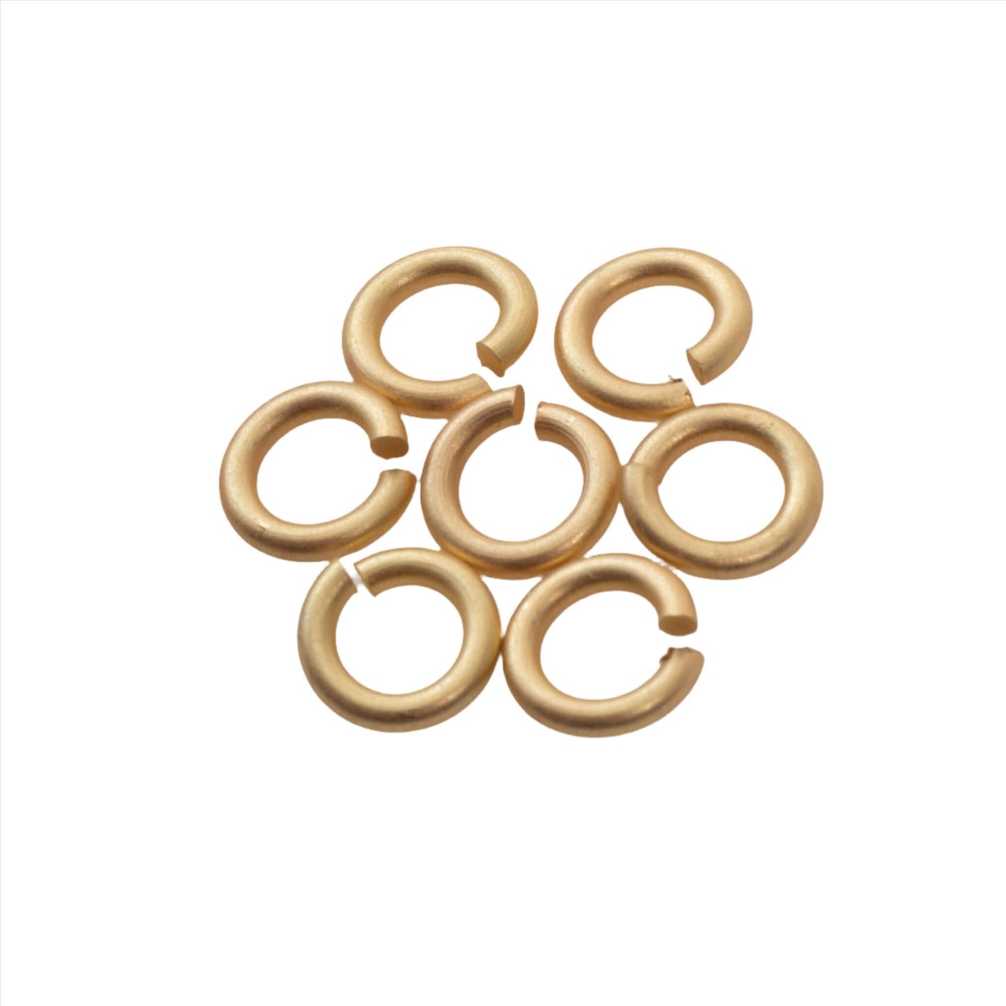 Jump Ring - 4mm 18 Gauge - Sold in 25 Gram Packs (Approx. 275pcs) J/R 4