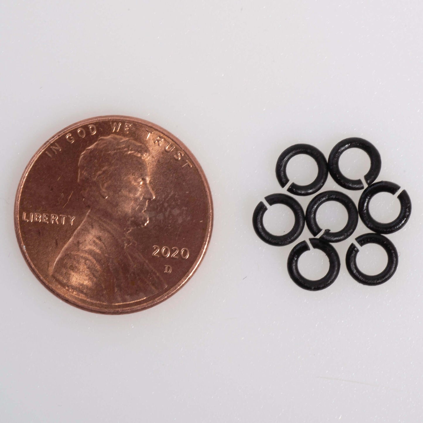 Jump Ring - 4mm 18 Gauge - Sold in 25 Gram Packs (Approx. 275pcs) J/R 4