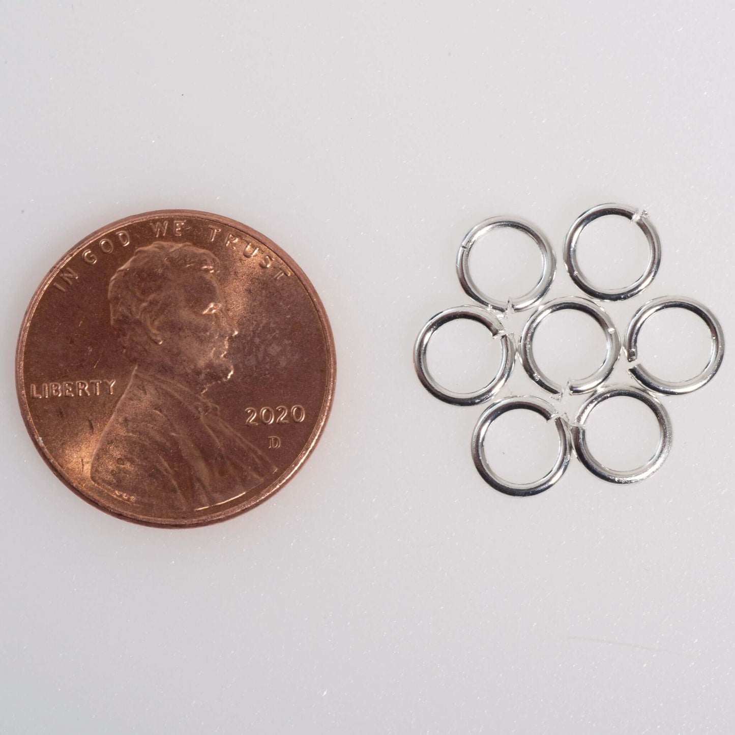 Jump Ring - 6mm 18 Gauge Wire Multiple Colors - 25g Packs (242pcs) J/R 6