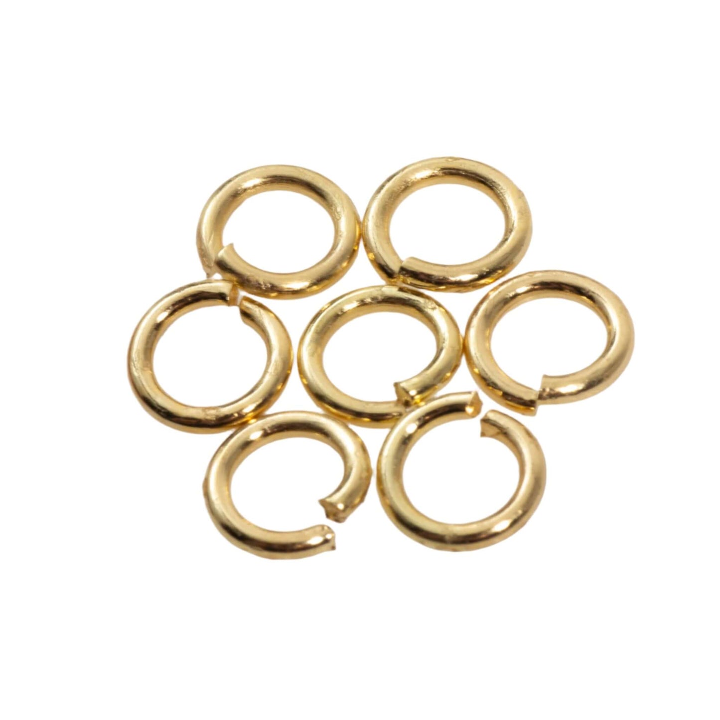 Jump Ring - 6mm 18 Gauge Wire Multiple Colors - 25g Packs (242pcs) J/R 6