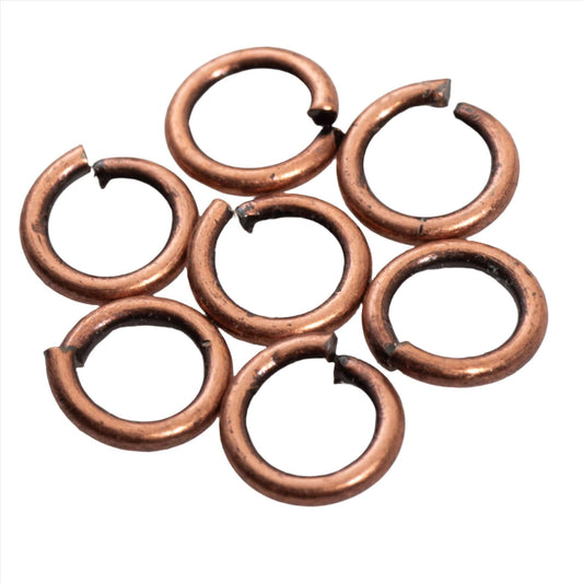 Jump Ring - 6mm 18 Gauge Wire Multiple Colors - 25g Packs (242pcs) J/R 6