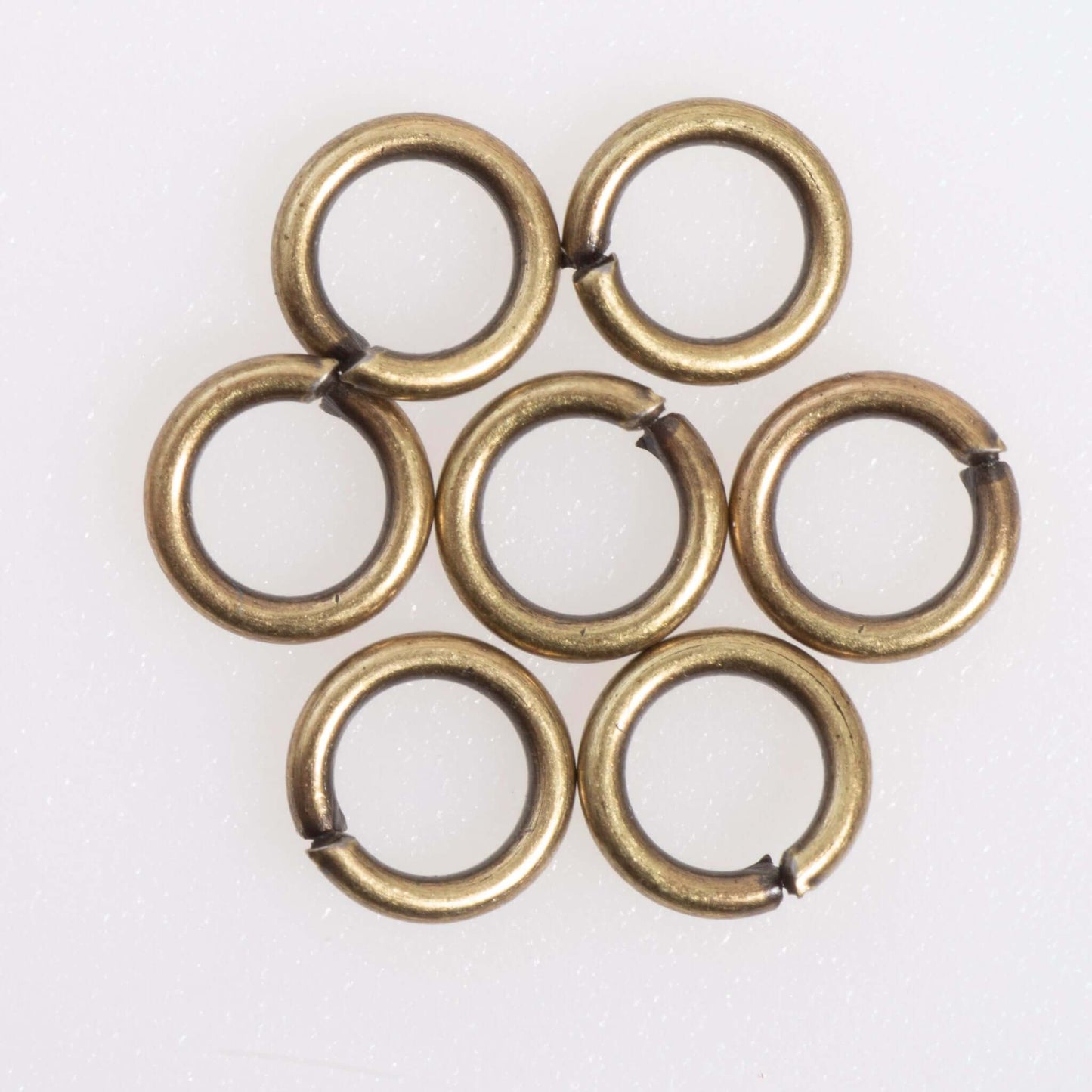 Jump Ring - 6mm 18 Gauge Wire Multiple Colors - 25g Packs (242pcs) J/R 6