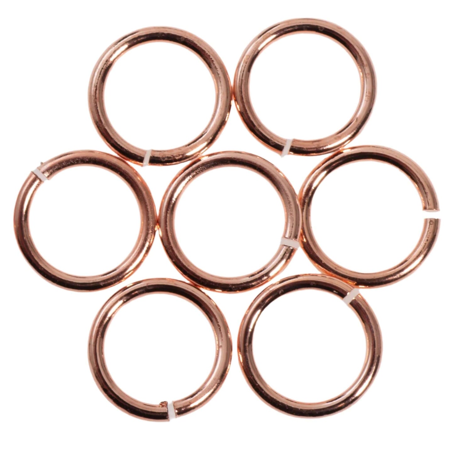 Jump Ring - 8mm 18 Gauge Wire Multiple Colors - 25g Packs (170pcs) J/R 8