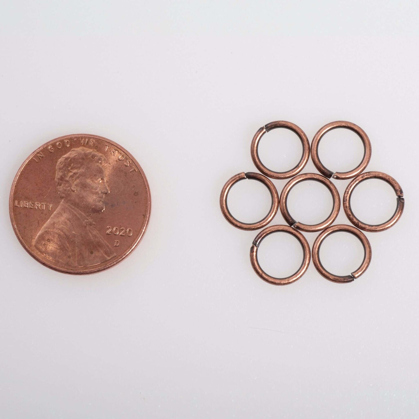 Jump Ring - 8mm 18 Gauge Wire Multiple Colors - 25g Packs (170pcs) J/R 8