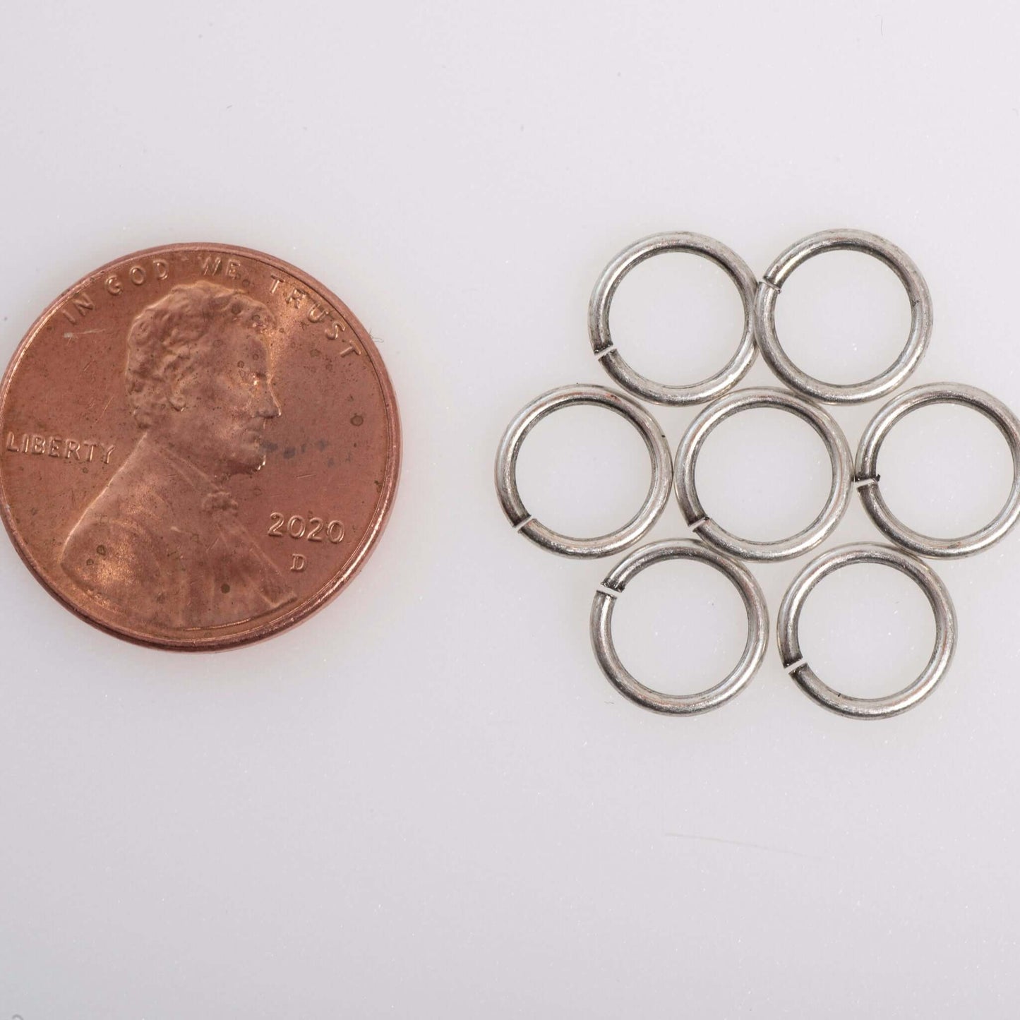 Jump Ring - 8mm 18 Gauge Wire Multiple Colors - 25g Packs (170pcs) J/R 8