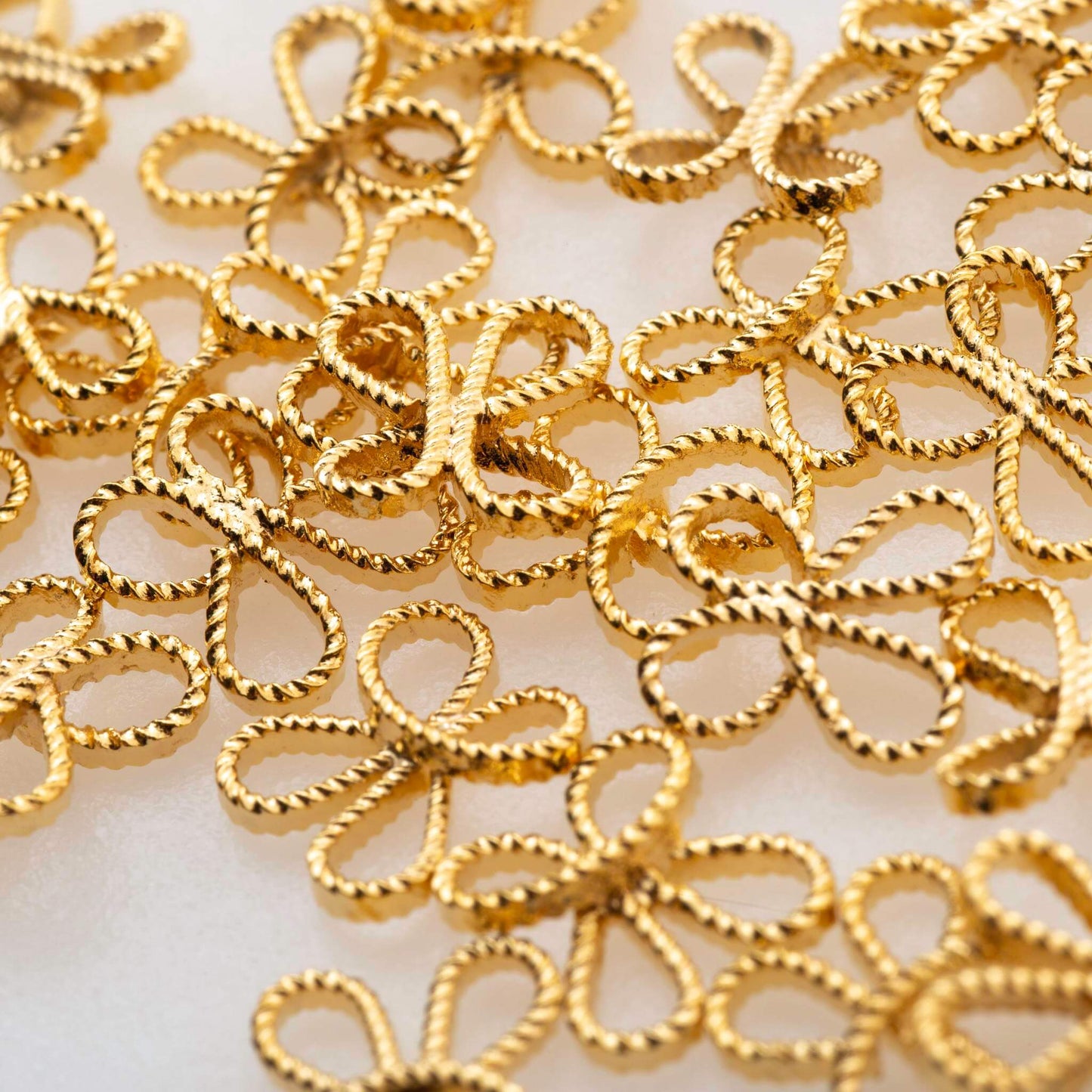 Filigree Flower Connector - Measure 9mm - Available in Multiple Colors - Sold Individually - CON1020