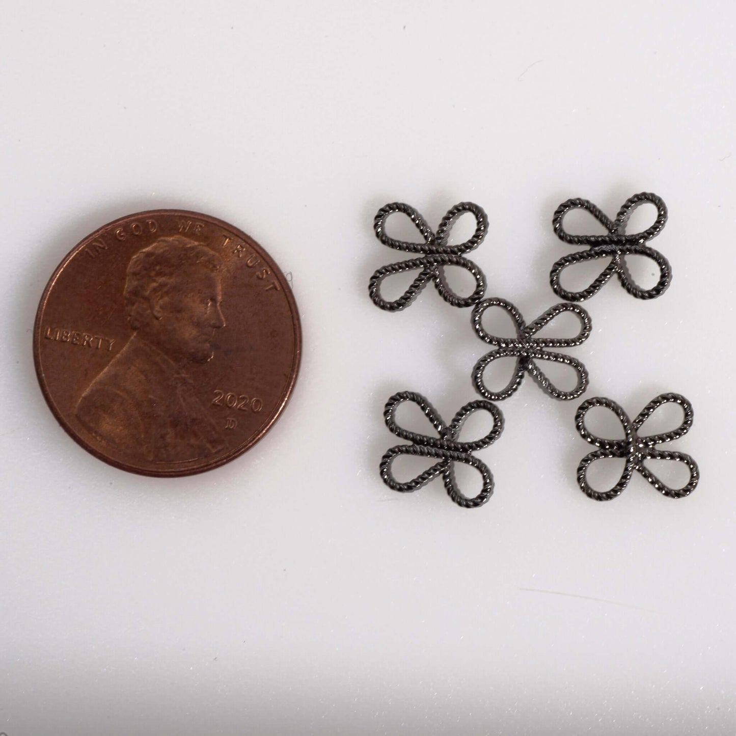 Filigree Flower Connector - Measure 9mm - Available in Multiple Colors - Sold Individually - CON1020