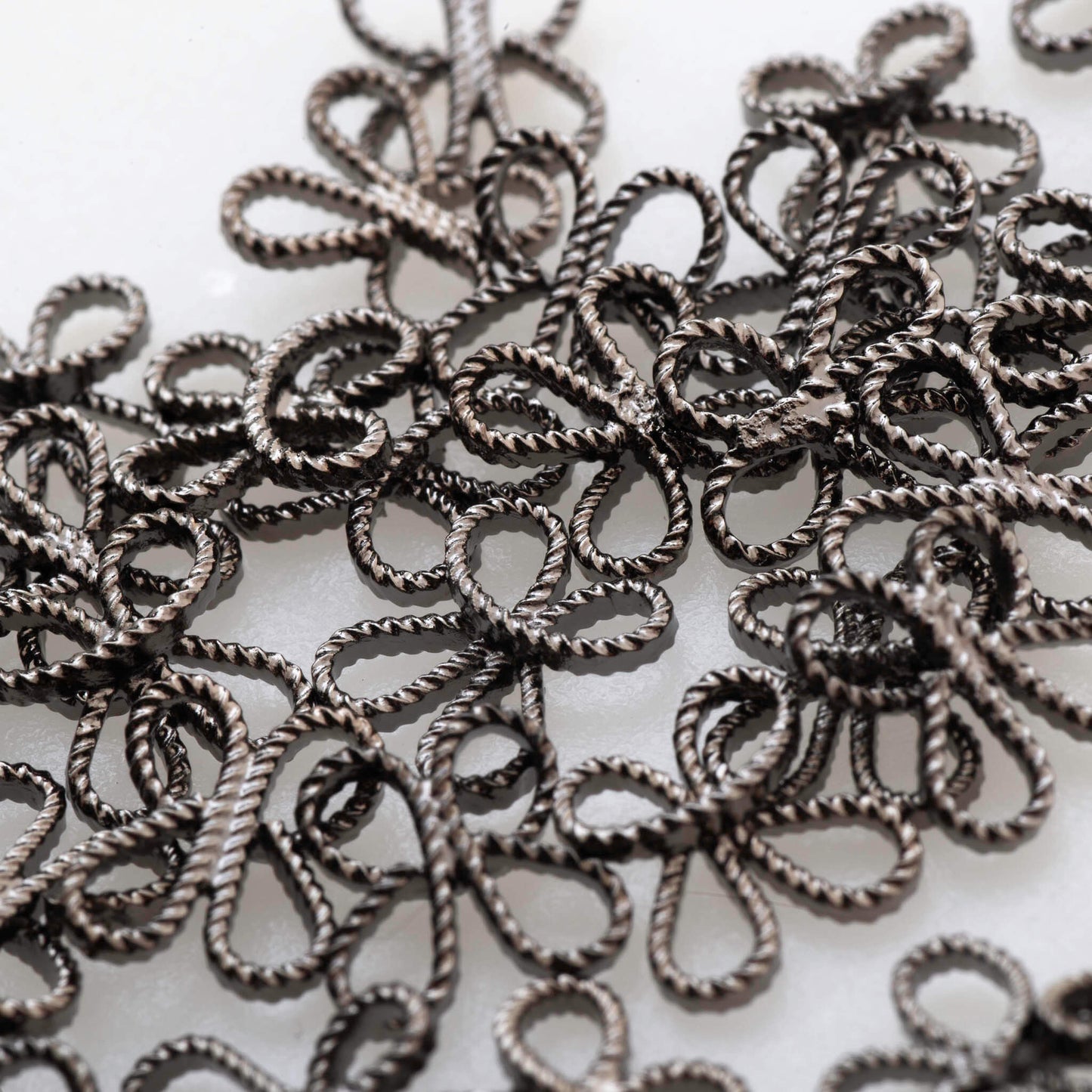 Filigree Flower Connector - Measure 9mm - Available in Multiple Colors - Sold Individually - CON1020
