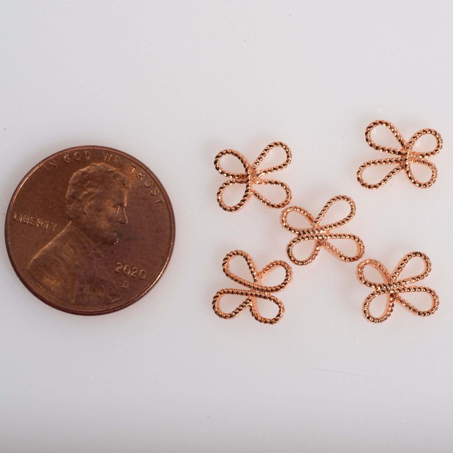 Filigree Flower Connector - Measure 9mm - Available in Multiple Colors - Sold Individually - CON1020