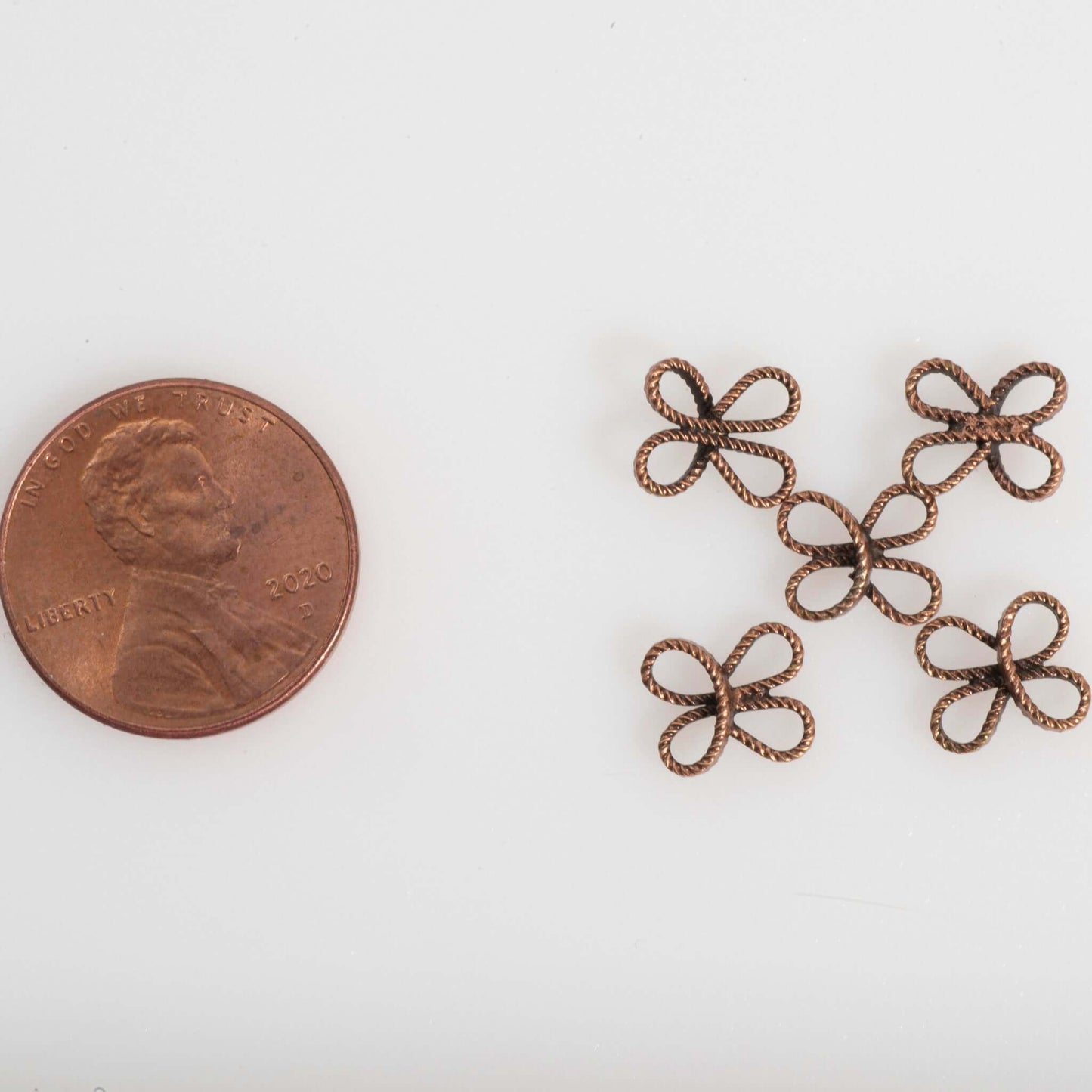 Filigree Flower Connector - Measure 9mm - Available in Multiple Colors - Sold Individually - CON1020