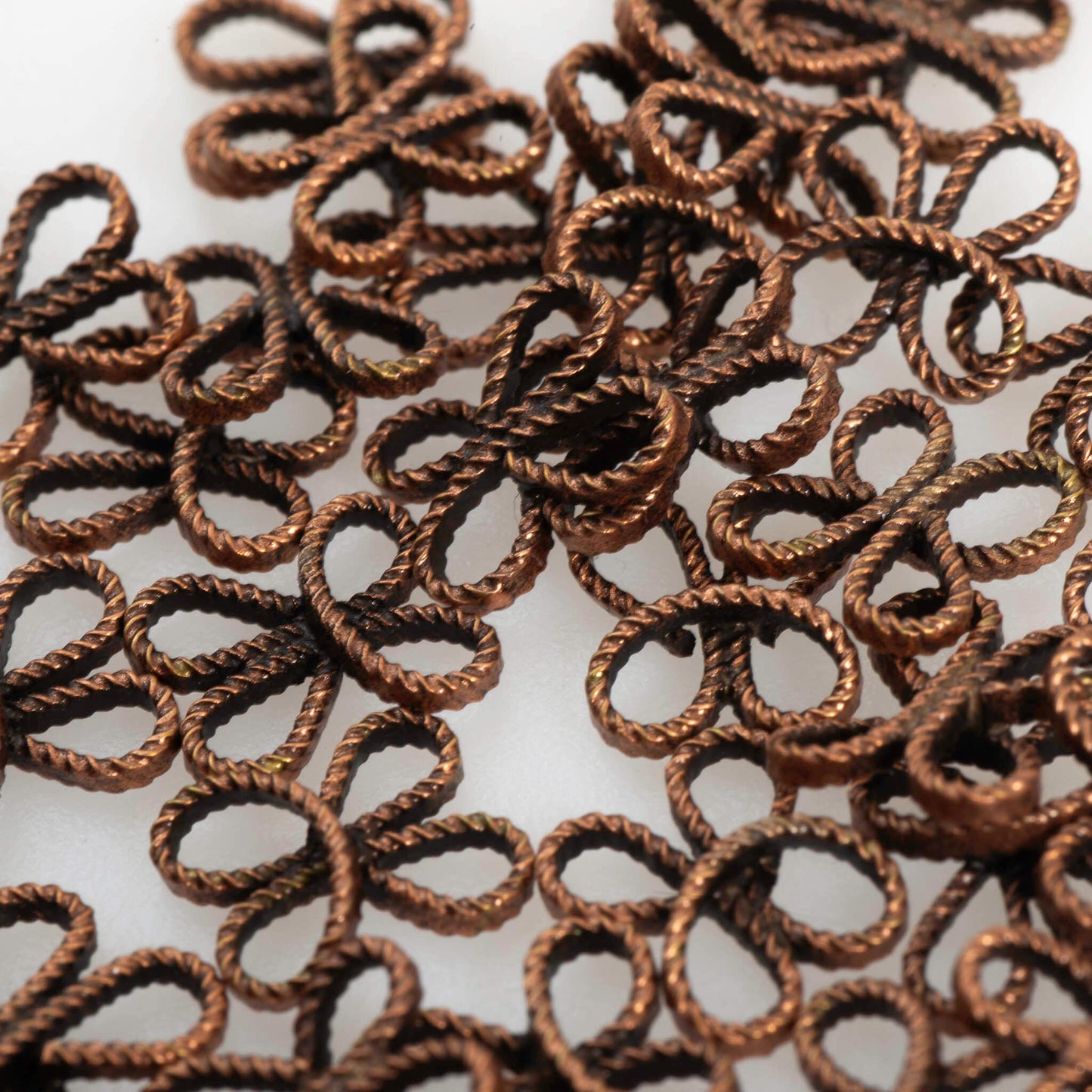 Filigree Flower Connector - Measure 9mm - Available in Multiple Colors - Sold Individually - CON1020