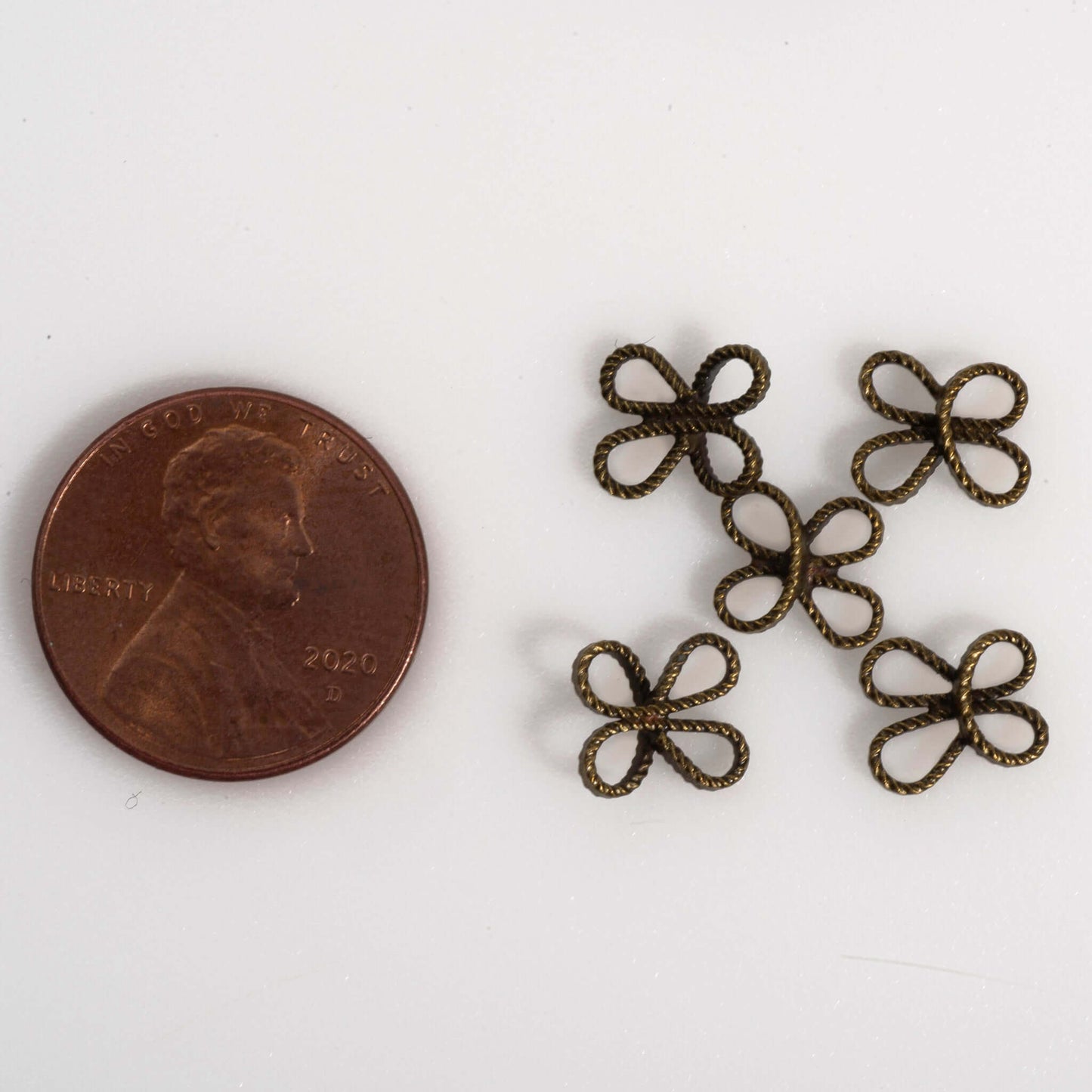 Filigree Flower Connector - Measure 9mm - Available in Multiple Colors - Sold Individually - CON1020