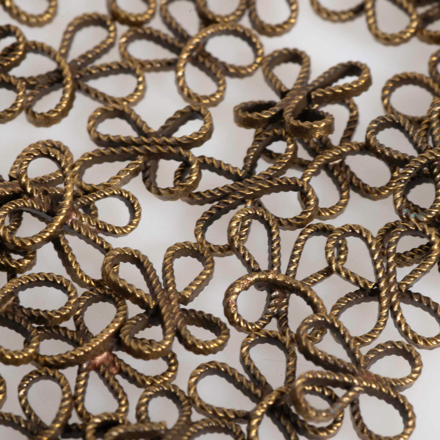Filigree Flower Connector - Measure 9mm - Available in Multiple Colors - Sold Individually - CON1020