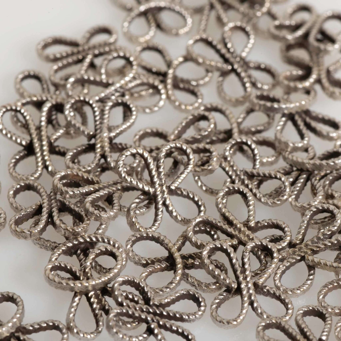 Filigree Flower Connector - Measure 9mm - Available in Multiple Colors - Sold Individually - CON1020
