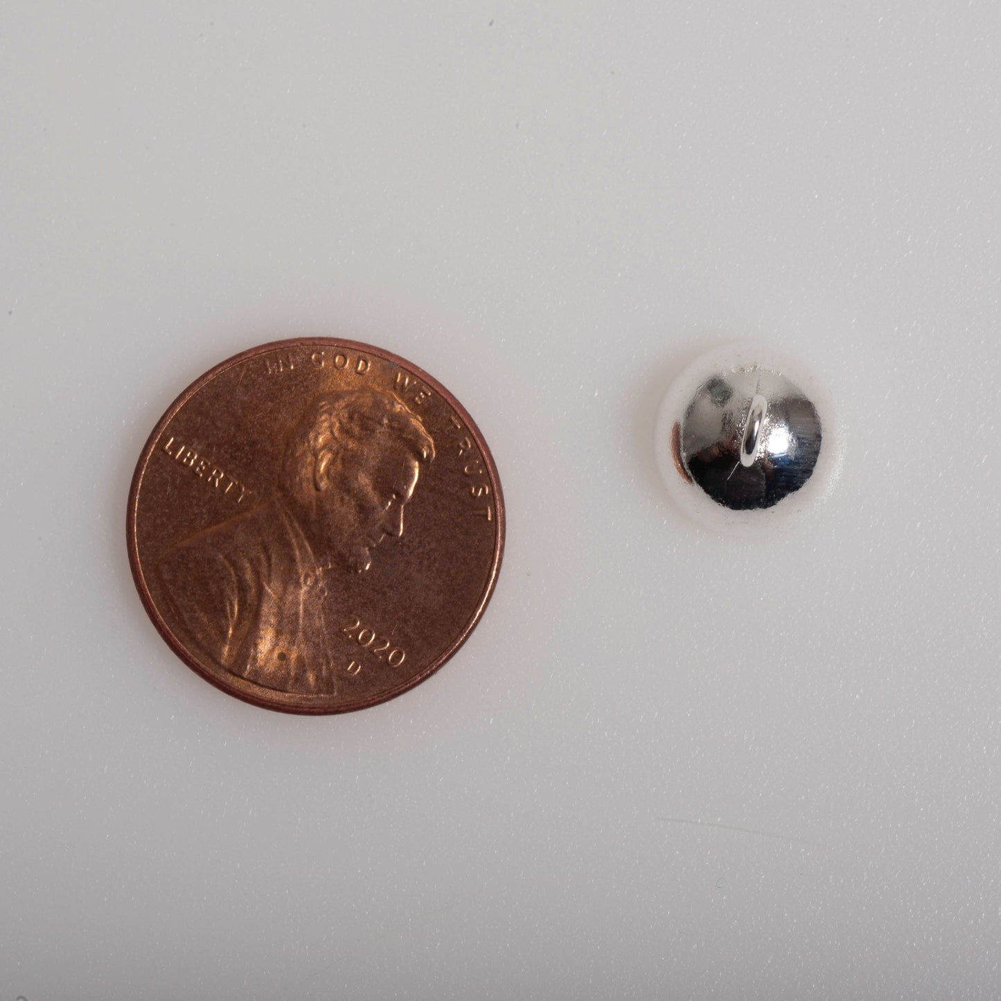 Bead Cap With A Loop Inside - Fits 8mm - 10mm Beads - Available in Silver & Gold - Sold Individually - BCAP8