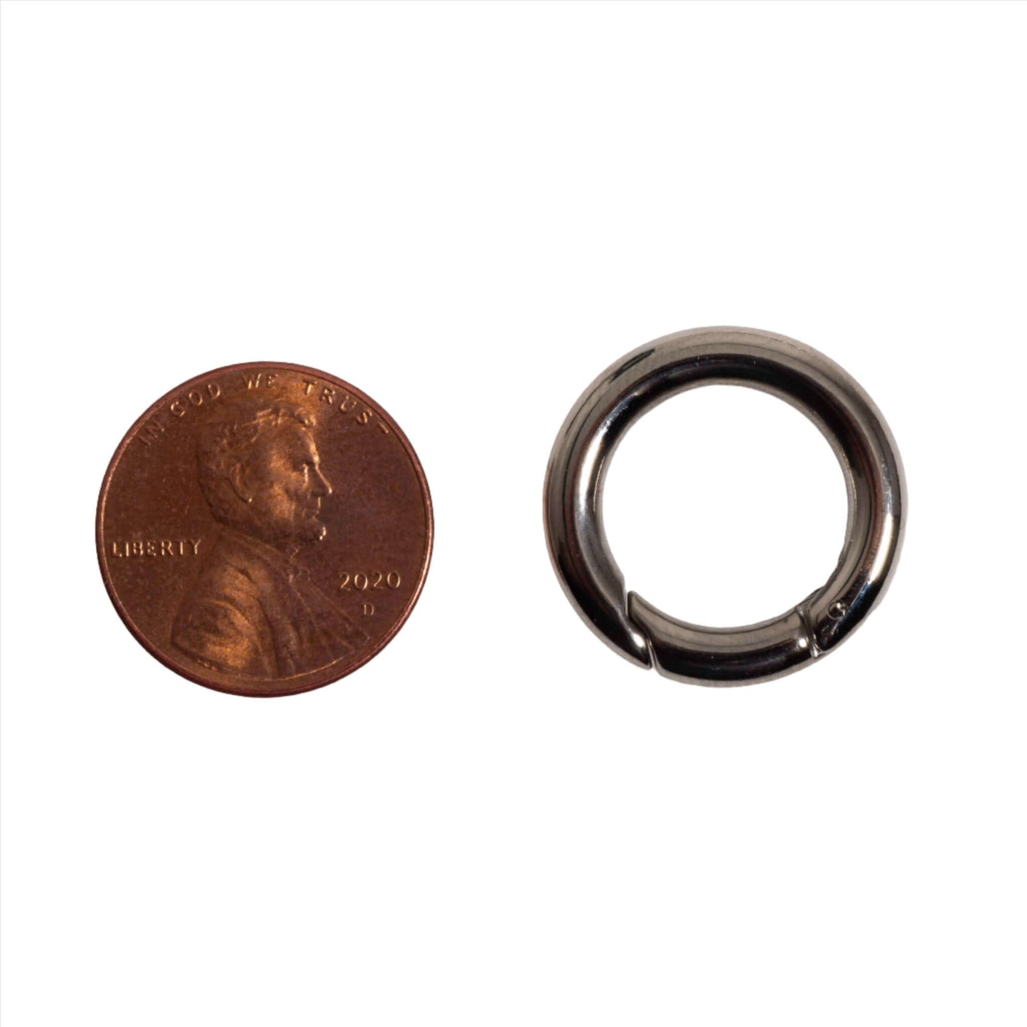 O Ring Clasp XL Size - Measures 20mm - Available in Waterproof Gold - Made from Stainless Steel - Sold Individually - CL/OR20.