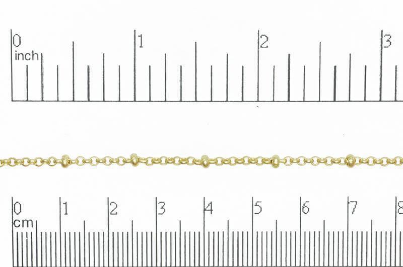 2mm Satellite Rolo Chain Sold by The Foot - CH 872