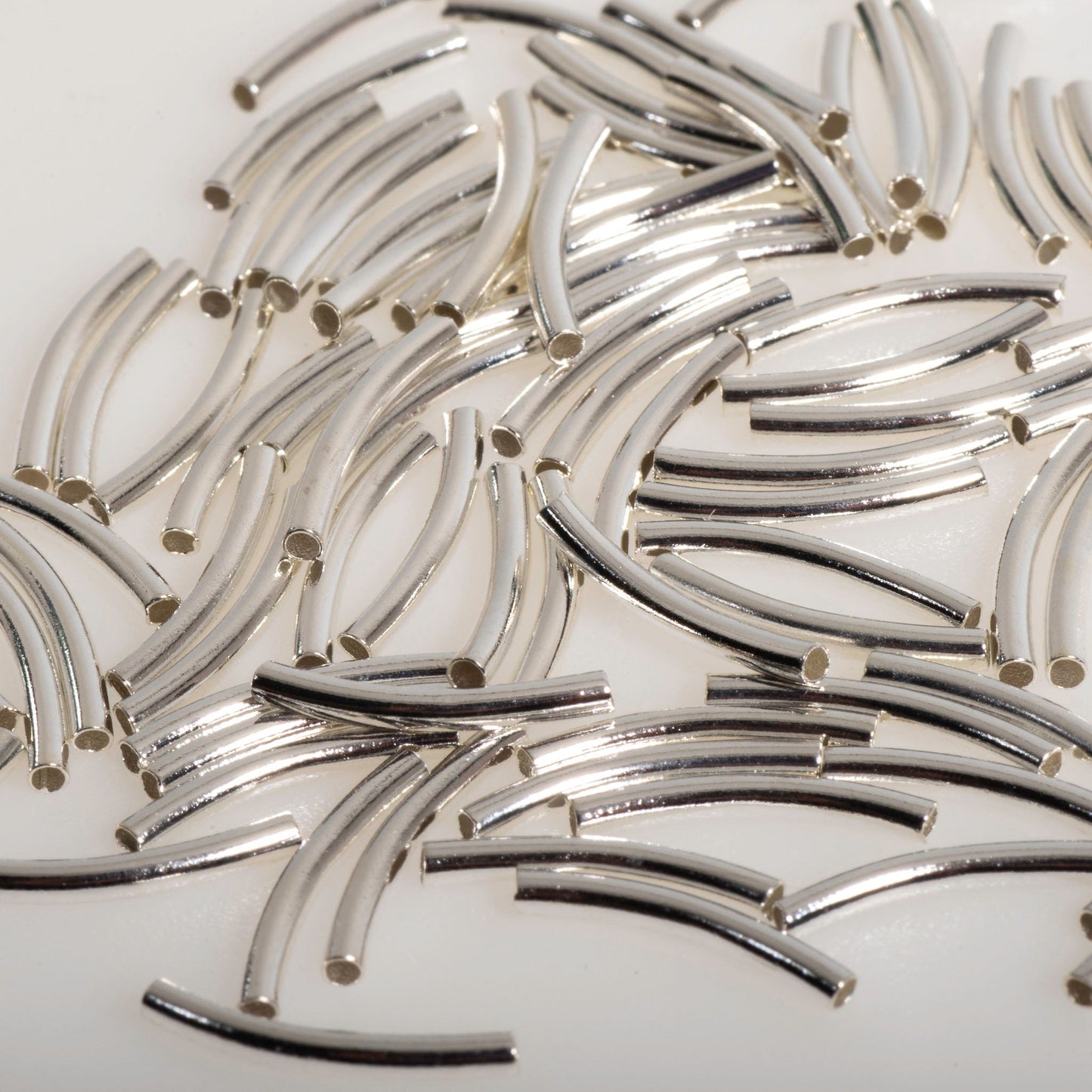 Curved Tube Spacer 12mm x 1mm - Sold by the Gross (144 Pieces) - CT12