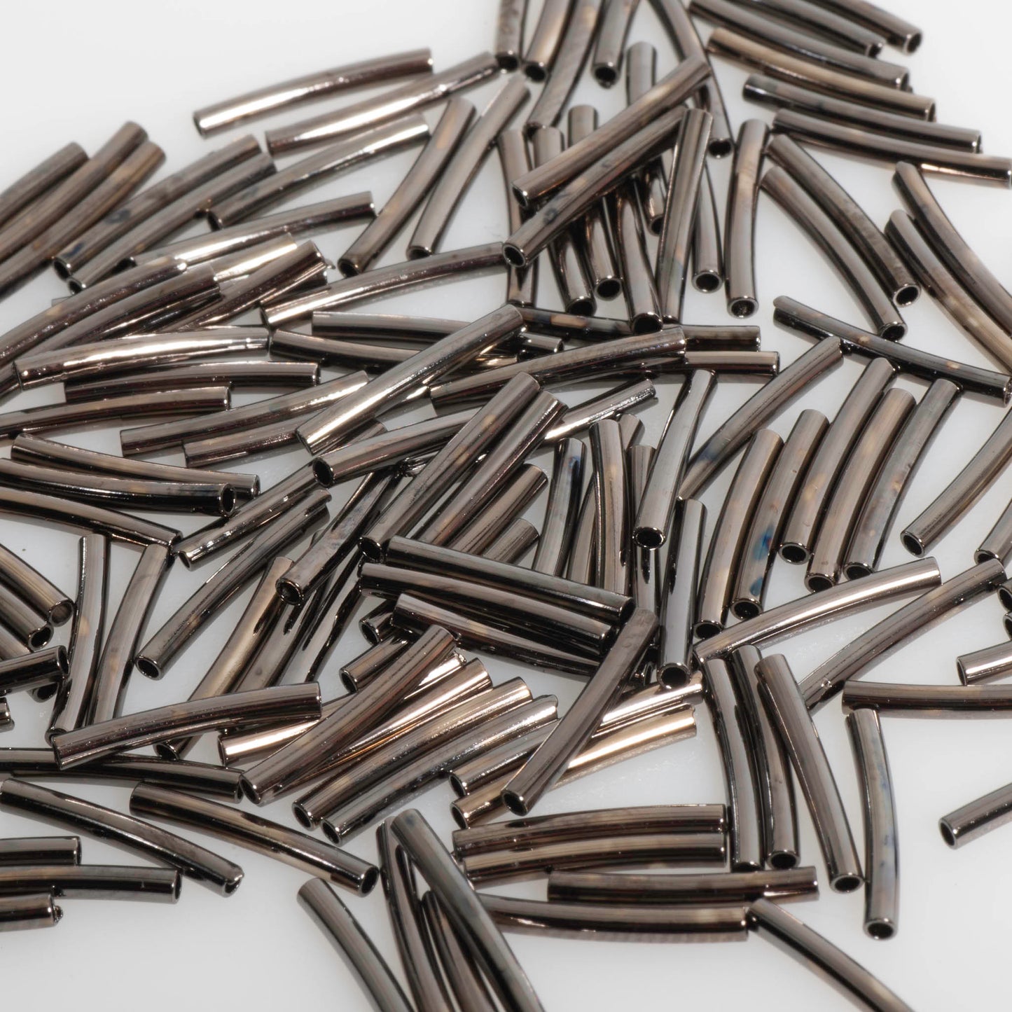 Curved Tube Spacer 12mm x 1mm - Sold by the Gross (144 Pieces) - CT12