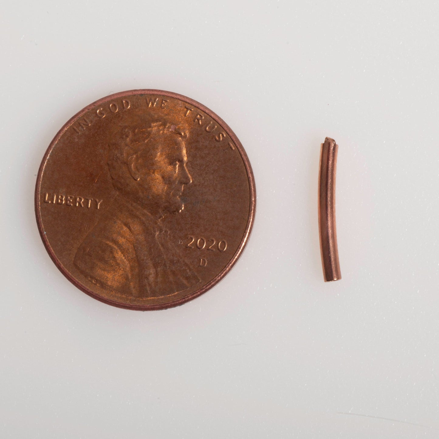 Curved Tube Spacer 12mm x 1mm - Sold by the Gross (144 Pieces) - CT12
