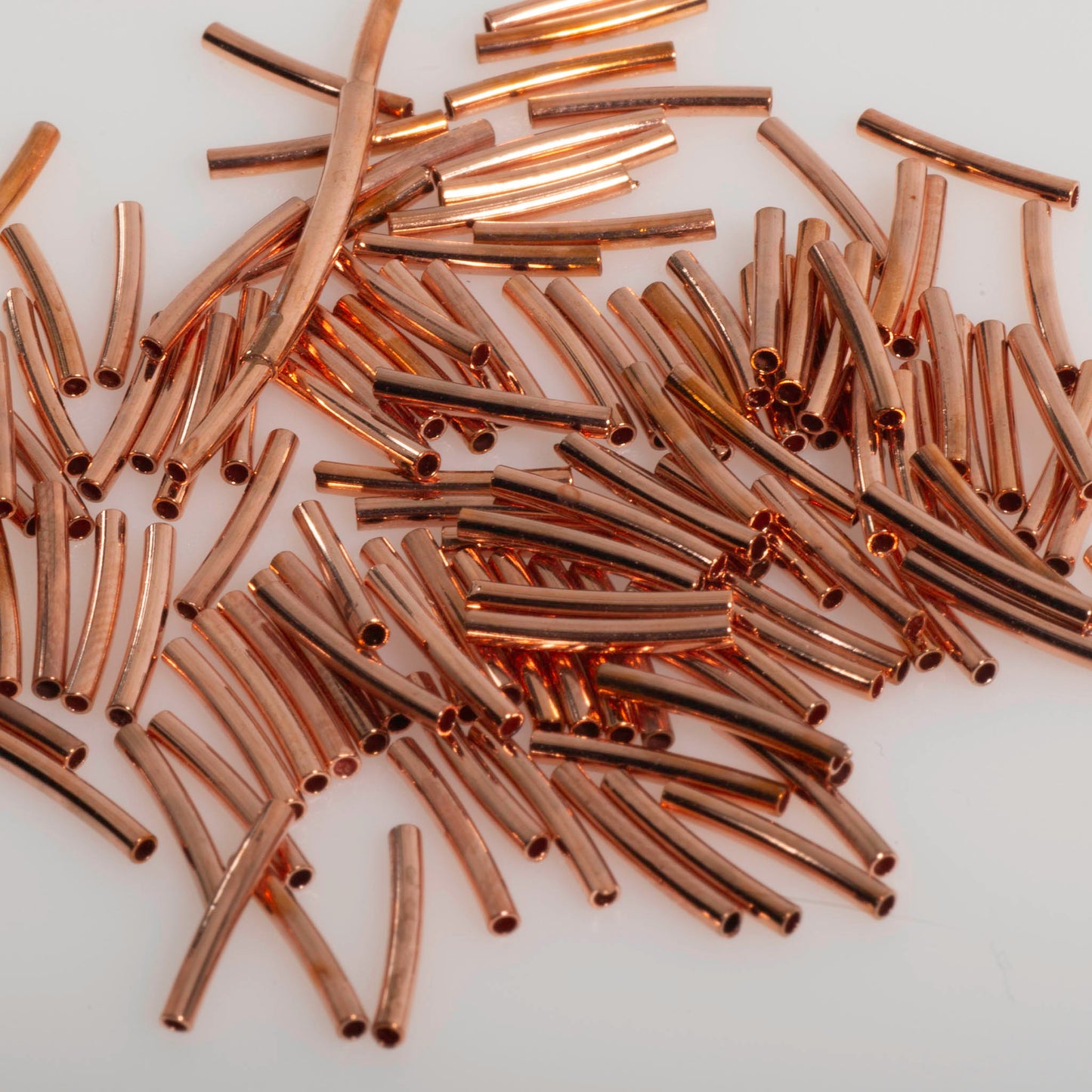 Curved Tube Spacer 12mm x 1mm - Sold by the Gross (144 Pieces) - CT12
