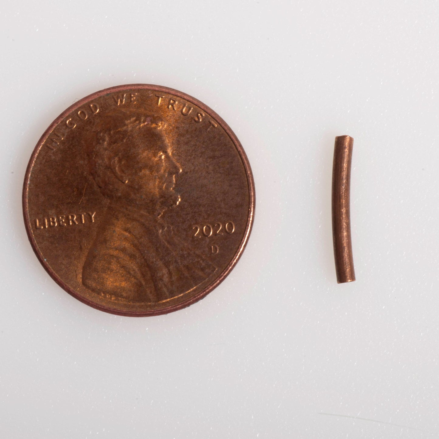 Curved Tube Spacer 12mm x 1mm - Sold by the Gross (144 Pieces) - CT12