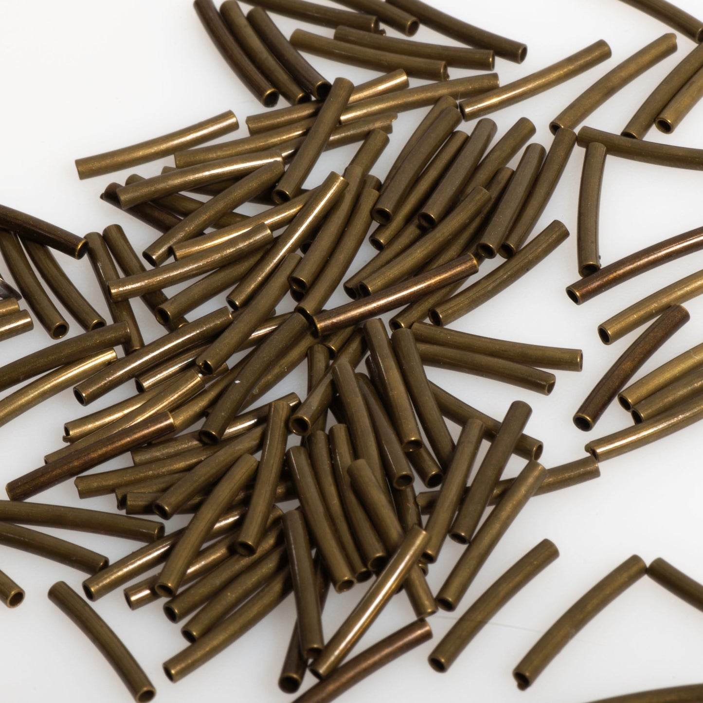 Curved Tube Spacer 12mm x 1mm - Sold by the Gross (144 Pieces) - CT12