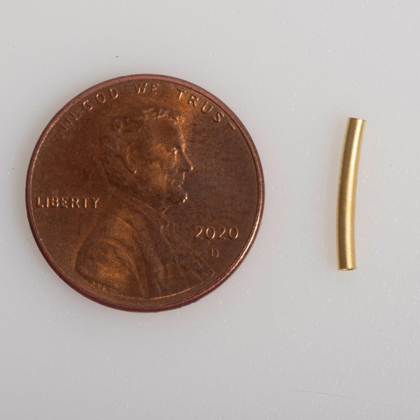 Curved Tube Spacer 12mm x 1mm - Sold by the Gross (144 Pieces) - CT12