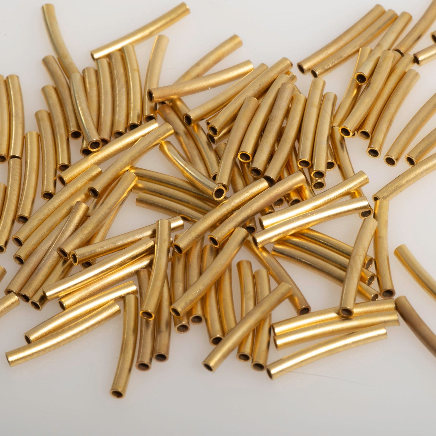 Curved Tube Spacer 12mm x 1mm - Sold by the Gross (144 Pieces) - CT12