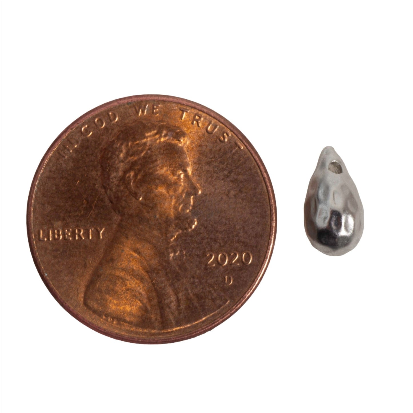 Elegant Faceted Teardrop Briolette Bead - 4mm x 8mm - Available in Matte Silver & Gold - K80
