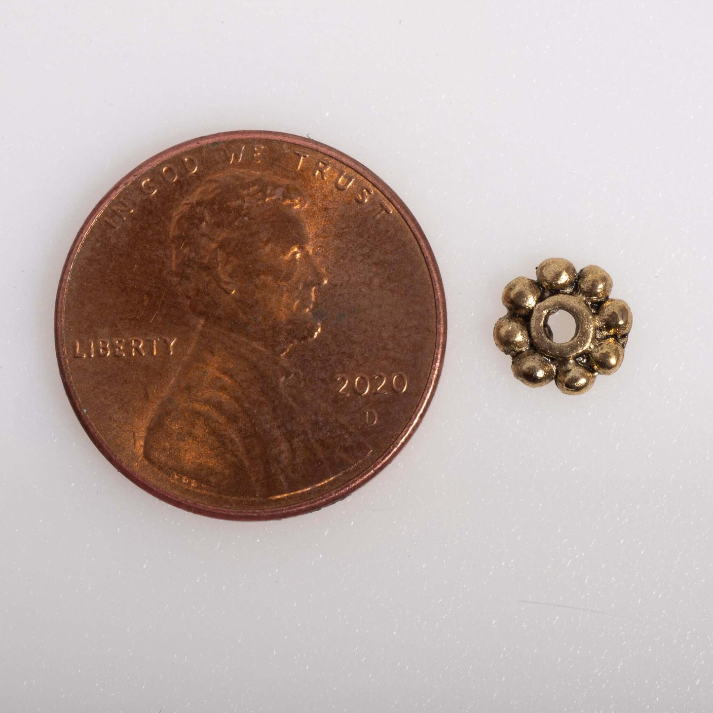 6mm Heishi Spacer Bead - Made of Pewter - Sold by 1/4lb (Approximately 690 Pieces) - CBS 11/274