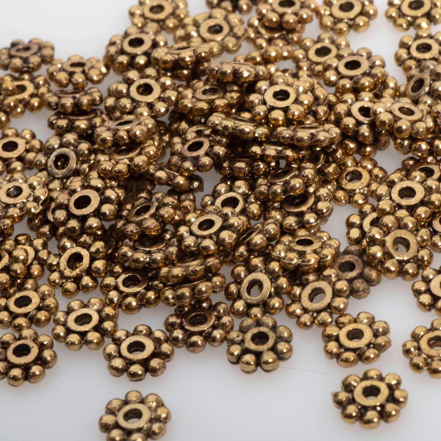 6mm Heishi Spacer Bead - Made of Pewter - Sold by 1/4lb (Approximately 690 Pieces) - CBS 11/274