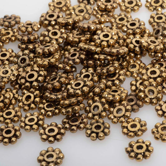 6mm Heishi Spacer Bead - Made of Pewter - Sold by 1/4lb (Approximately 690 Pieces) - CBS 11/274