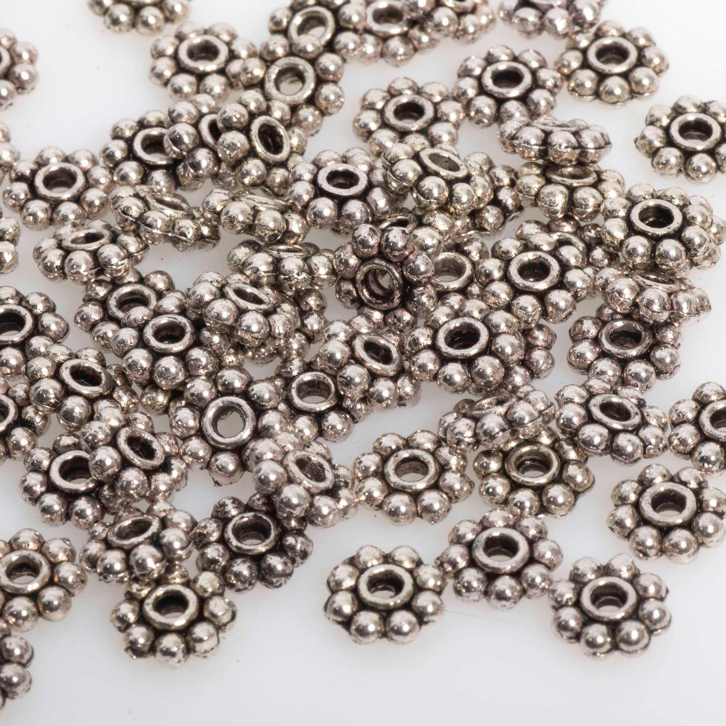 6mm Heishi Spacer Bead - Made of Pewter - Sold by 1/4lb (Approximately 690 Pieces) - CBS 11/274