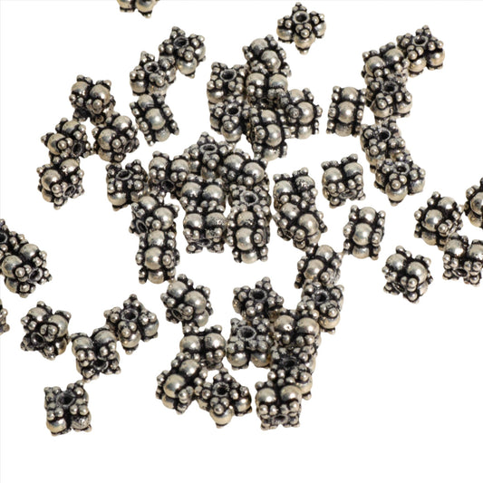 6mm x 5mm Bali Style Bubble Cluster Bead - Made of Copper - Sold Individually - CS1229