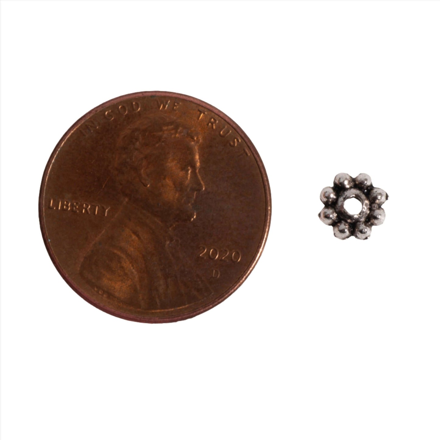 5mm Heishi Spacer Bead - Made of Pewter - Sold by 1/4lb (Approx. 694 Pieces) - CBS 11/272