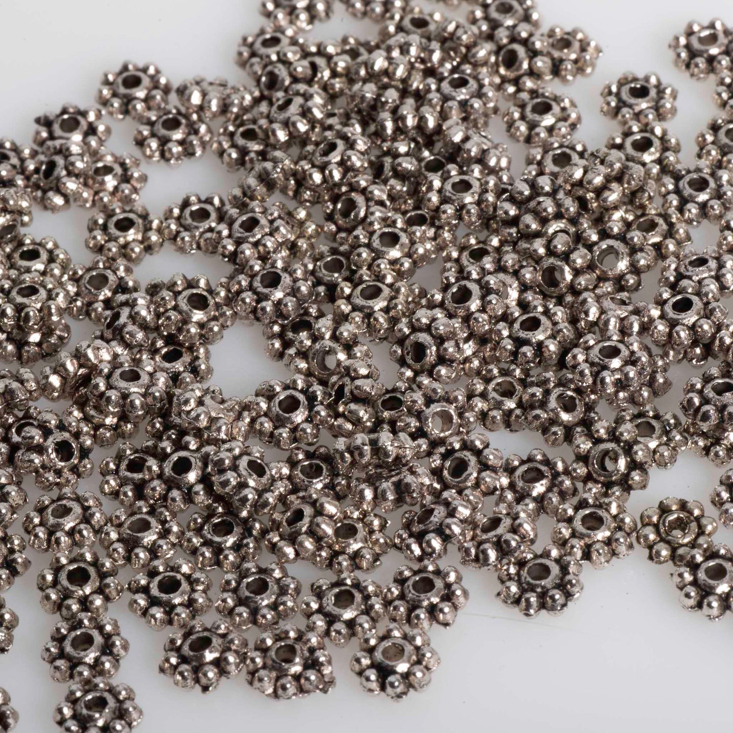 5mm Heishi Spacer Bead - Made of Pewter - Sold by 1/4lb (Approx. 694 Pieces) - CBS 11/272