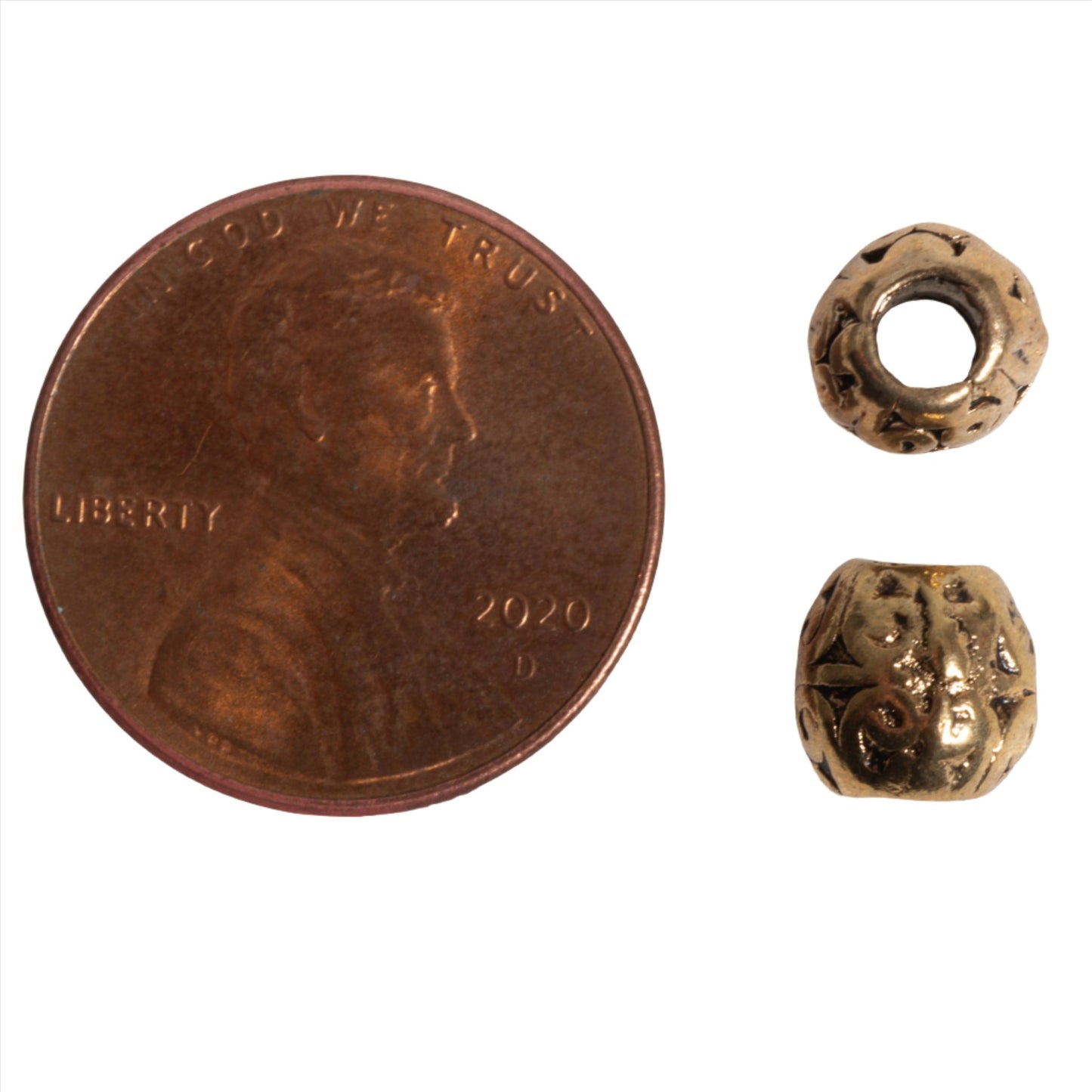 7mm Celtic Filigree Bead - Made of Pewter - Sold Individually - CBS5/B1900