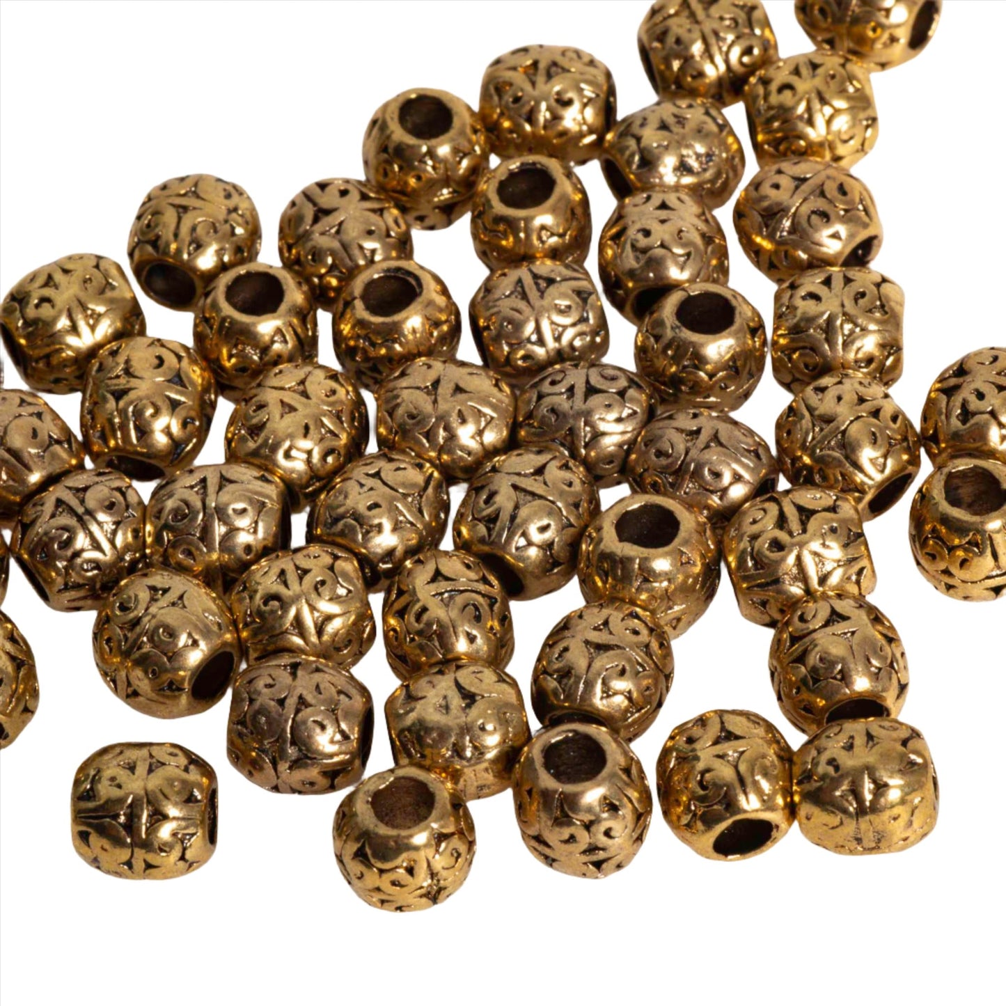 7mm Celtic Filigree Bead - Made of Pewter - Sold Individually - CBS5/B1900