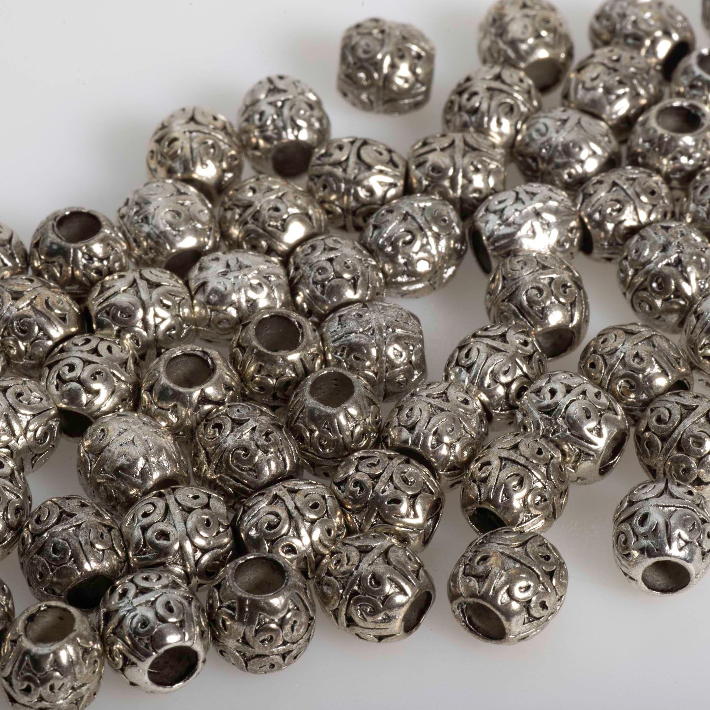 7mm Celtic Filigree Bead - Made of Pewter - Sold Individually - CBS5/B1900