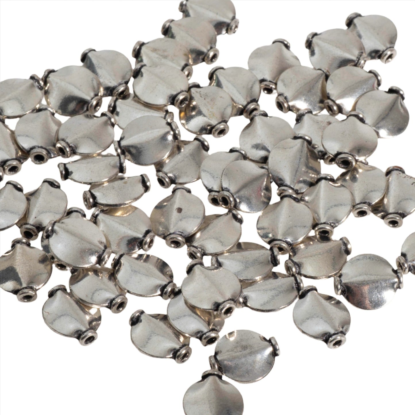 10mm Smooth Flat Disc Bead - Made of Copper - Sold Individually - CS1915