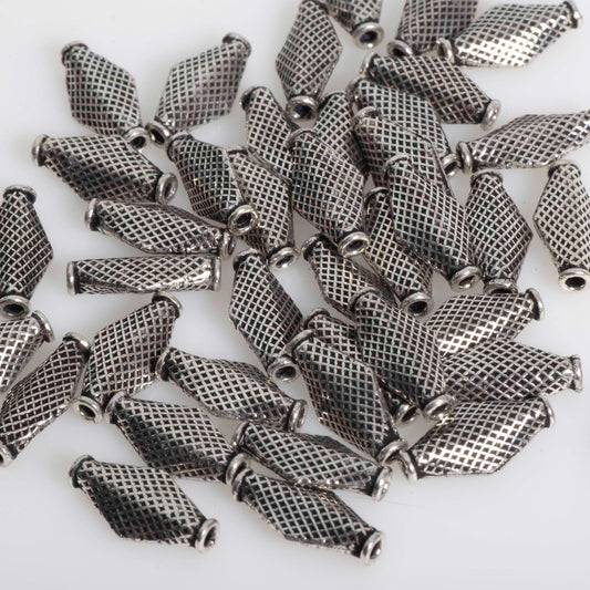 15mm x 7mm Mesh Diamond Bead - Made of Copper - Sold Individually - CS1240