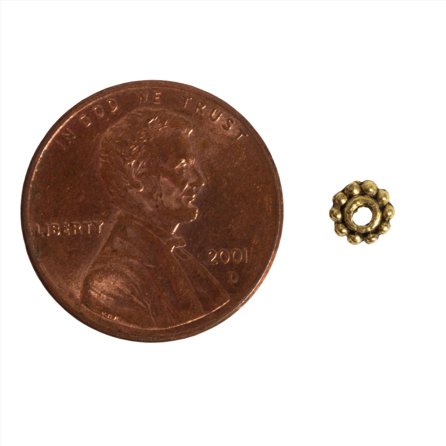 4.5mm Heishi Spacer Bead - Made of Pewter - Sold by 1/4lb - CBS 11/273