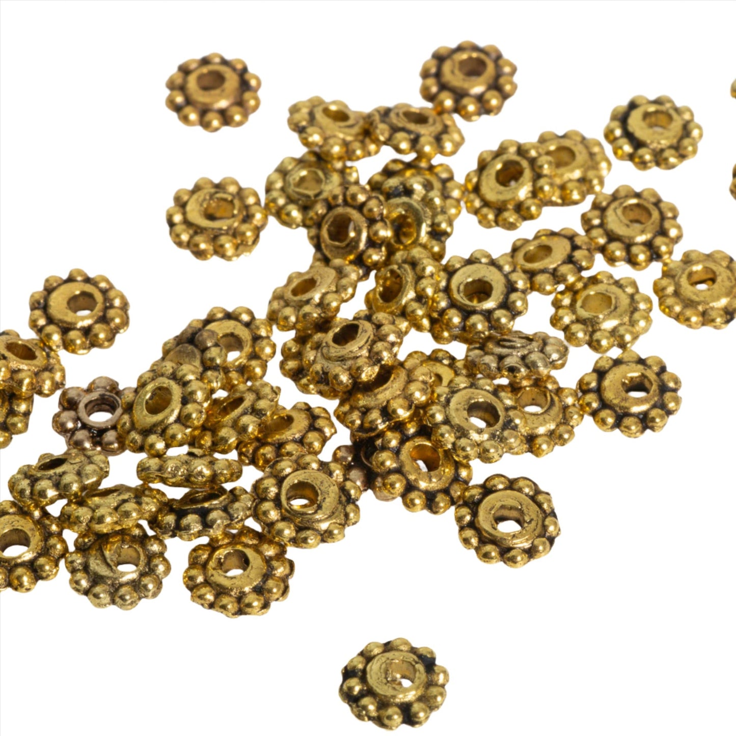 4.5mm Heishi Spacer Bead - Made of Pewter - Sold by 1/4lb - CBS 11/273