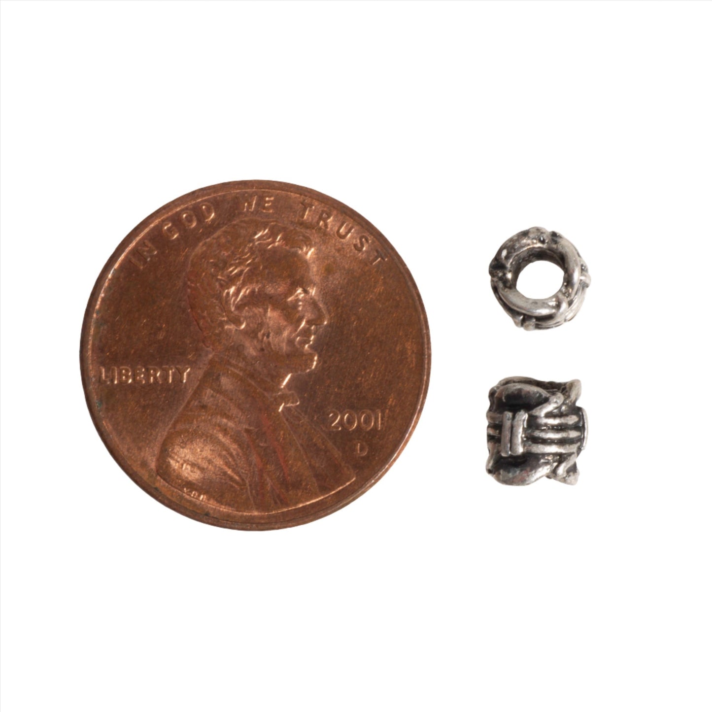 Gold or Solid Pewter Bead 5.8mm x 5.3mm - Sold by Pack of 100 - CBS5/B600