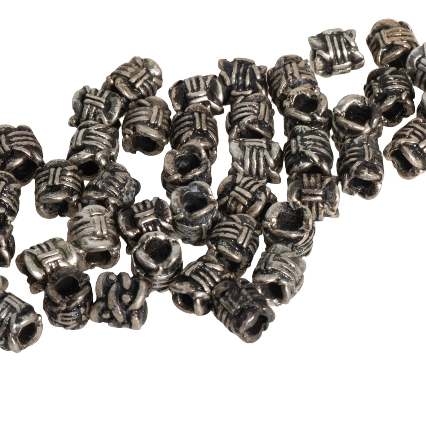 Gold or Solid Pewter Bead 5.8mm x 5.3mm - Sold by Pack of 100 - CBS5/B600