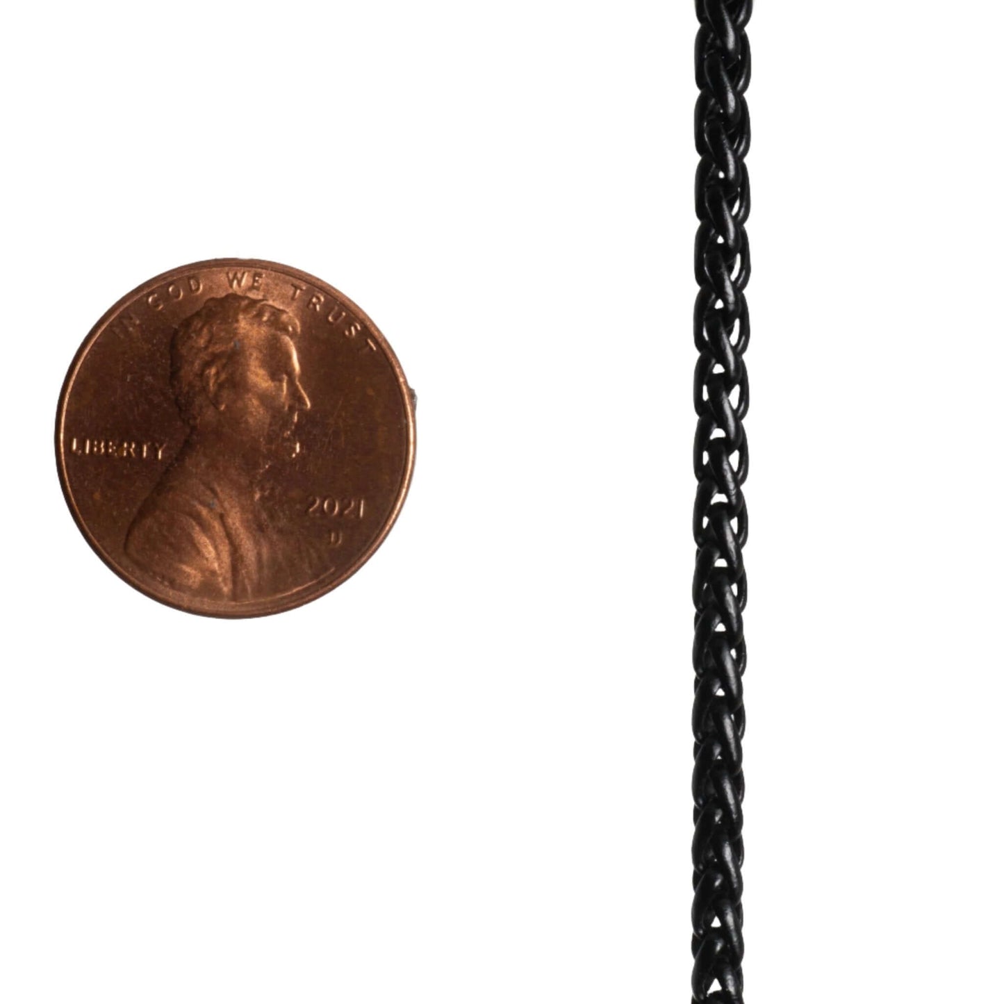 3mm Wheat Byzantine Chain Sold by The Foot - CH 857