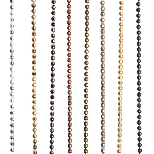 1.5mm Diamond Cut Ball Chain Sold by The Foot - CH 853